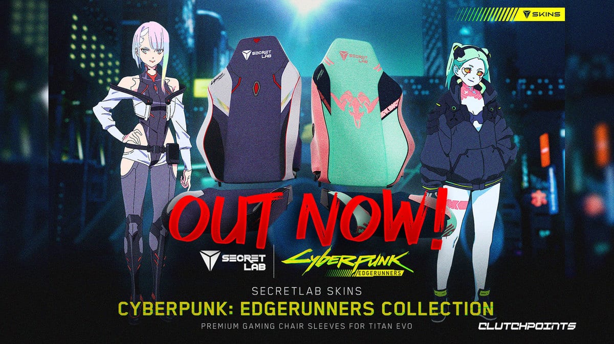 Cyberpunk 2077 Secretlab SKINS Edgerunners Edition are here