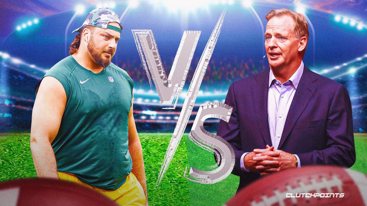 David Bakhtiari, Roger Goodell, Aaron Rodgers, Packers, Jets