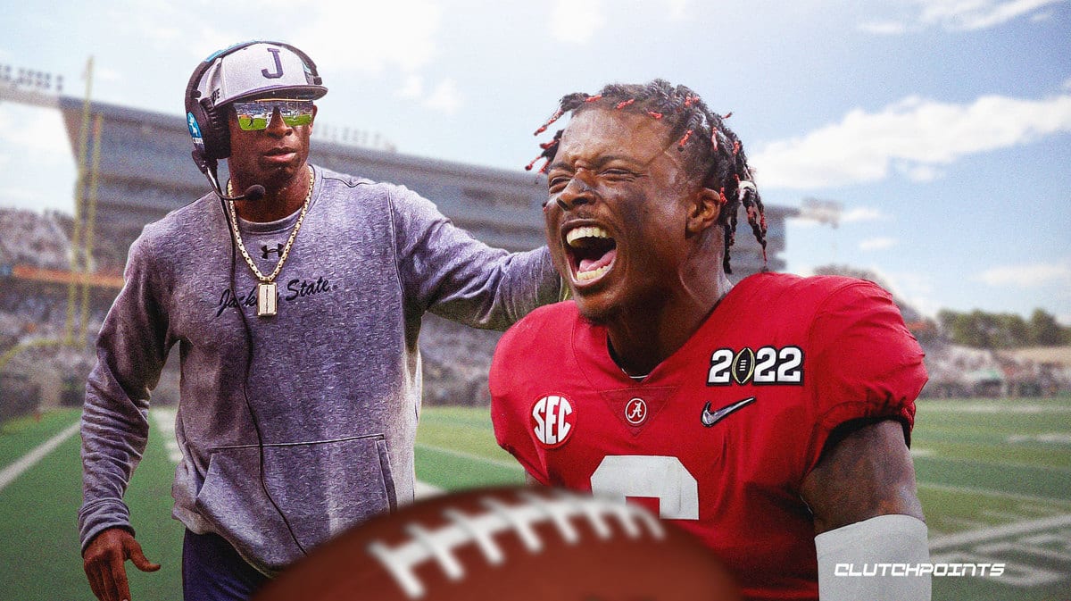 NFL Player, Deion Sanders shoots the ball before a game played at