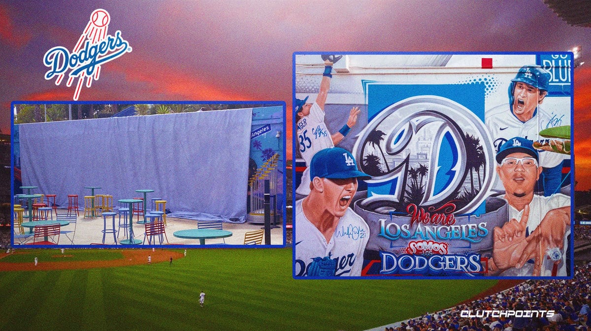 Dodgers unveil completely repainted Julio Urías 2020 World Series mural
