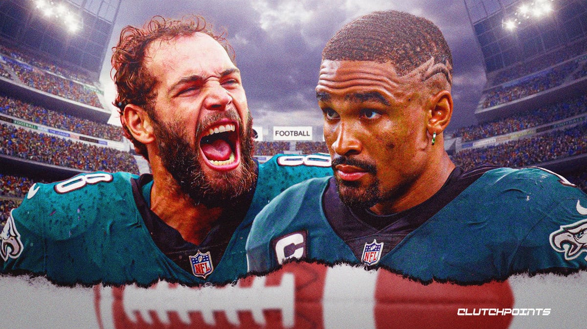 Dallas Goedert target, Jalen Hurts, Eagles, Patriots, Dallas Goedert