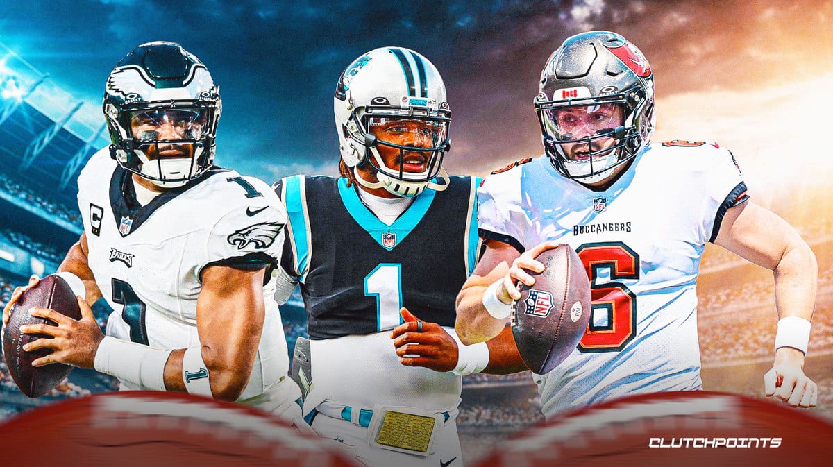 Jalen Hurts, Eagles, Jalen Hurts Eagles, Cam Newton, Baker Mayfield