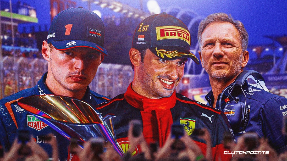 Christian Horner, Max Verstappen, F1, Singapore Grand Prix, Carlos Sainz
