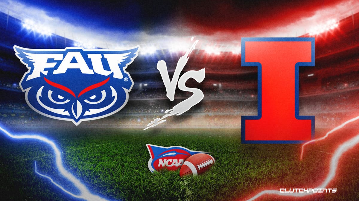 Illinois football vs. Florida Atlantic first half and game betting