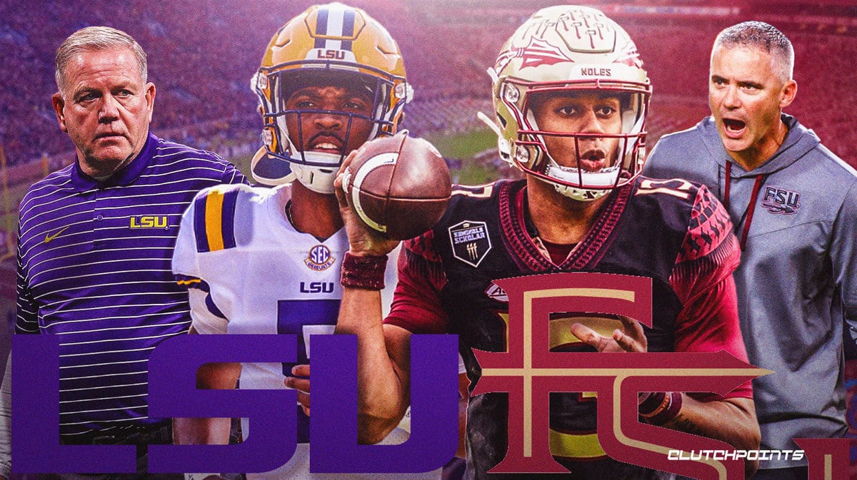 Florida State Football, LSU Football, Mike Norvell, Brian Kelly, Jordan Travis, Jayden Daniels