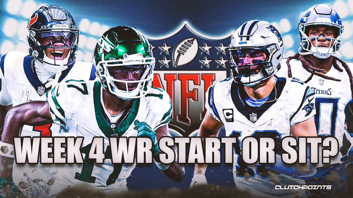 Fantasy football, Start em sit em, Fantasy football Week 4, Start em sit em Wide Receivers, Fantasy football Wide Receivers