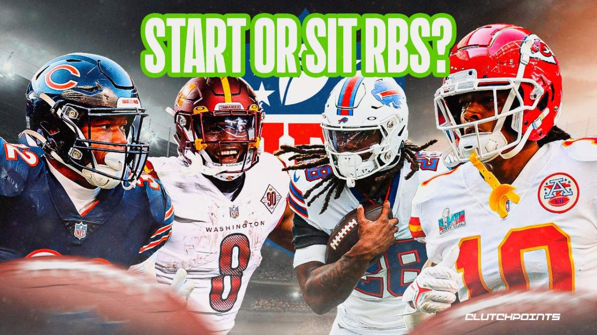 Fantasy football, Start em sit em, Fantasy football Week 1, Start em sit em running backs, Fantasy football running backs