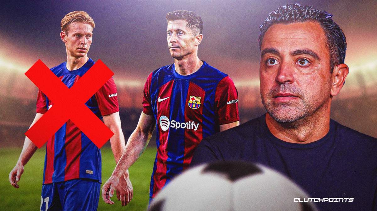 Frenkie de Jong, FC Barcelona, injury, midfield, Robert Lewandowski, Xavi
