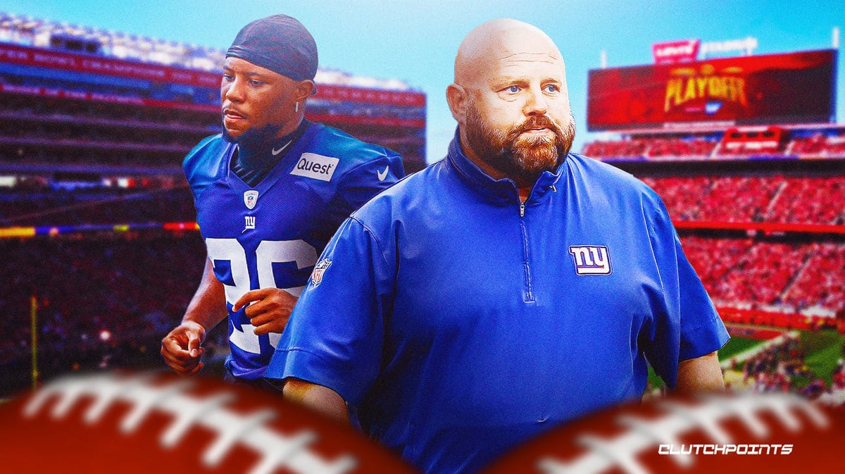 Giants, Saquon Barkley, Saquon Barkley ankle, Brian Daboll 49ers