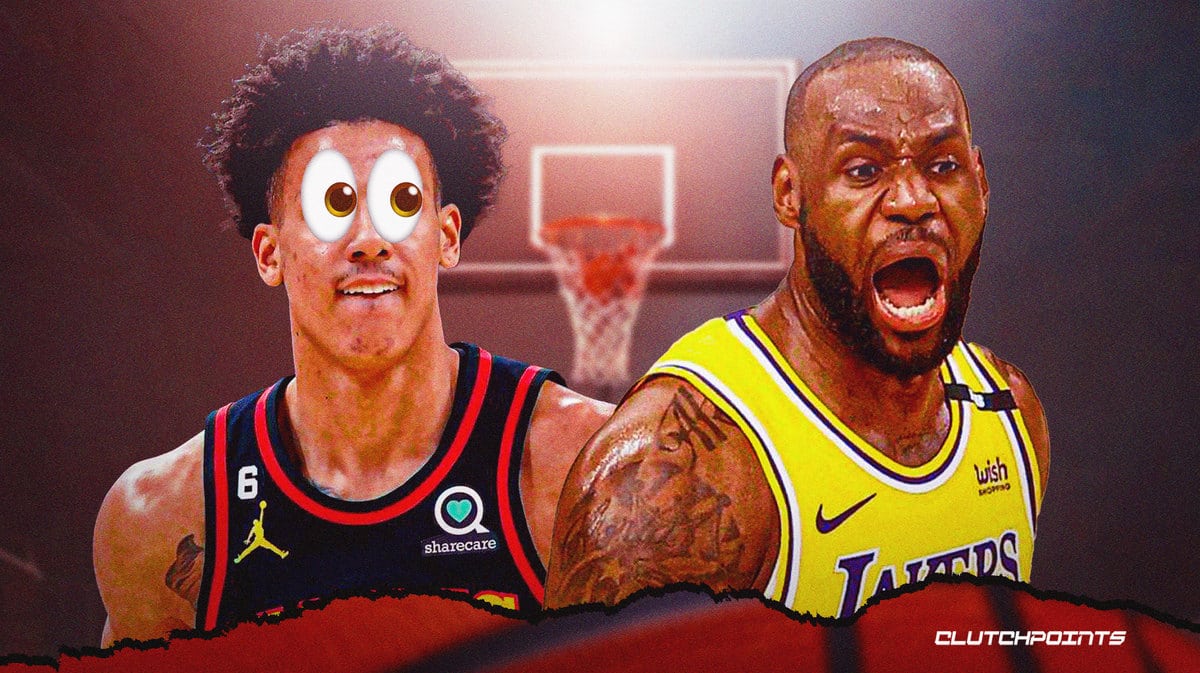 Jalen Johnson, Hawks, LeBron James, Lakers, Jalen Johnson LeBron