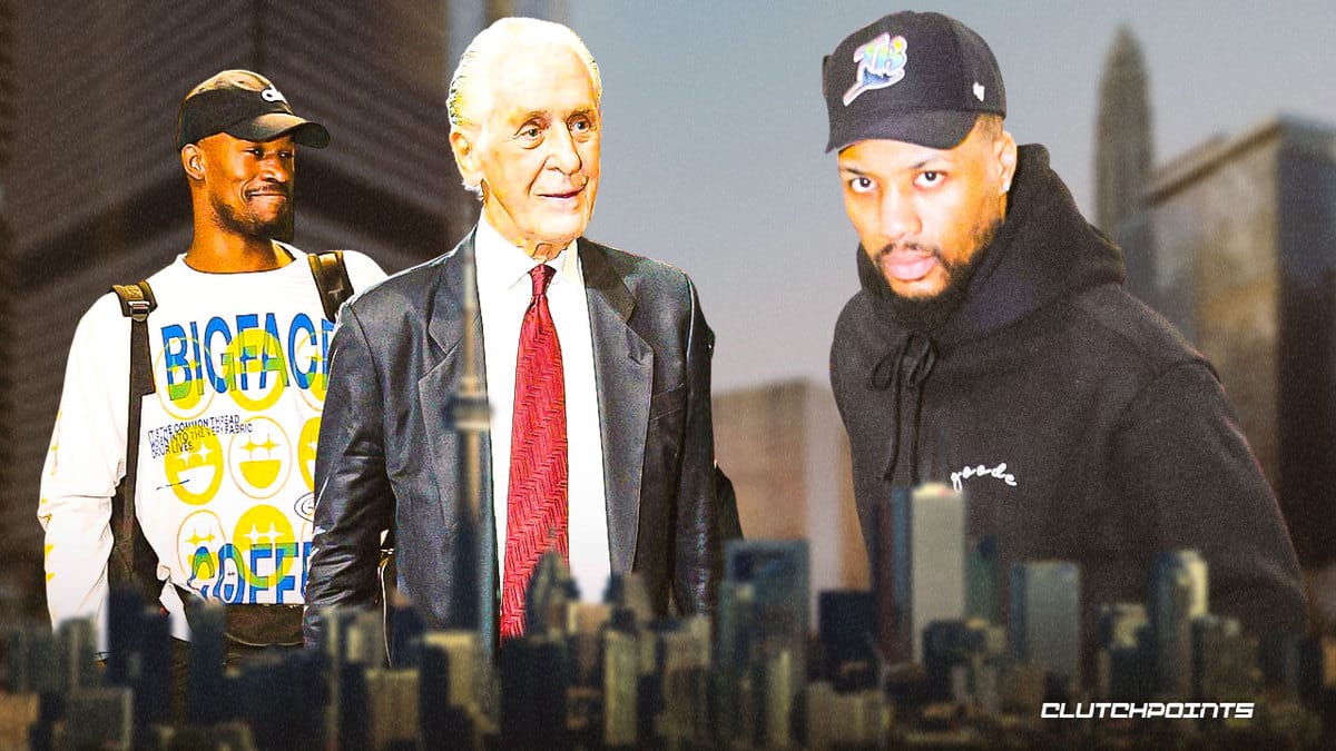 Jimmy Butler, Pat Riley, Damian Lillard, Heat, Blazers