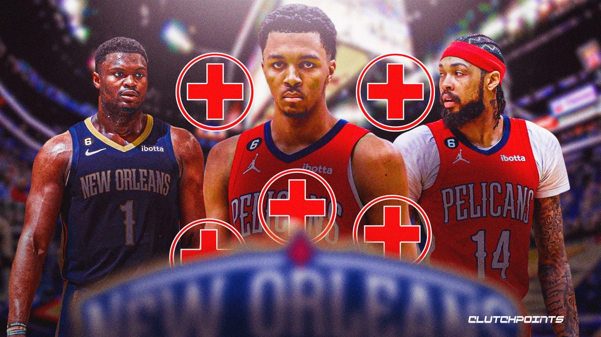 Trey Murphy III, Brandon Ingram, Zion Williamson, New Orleans Pelicans