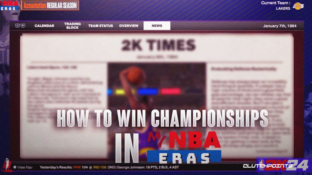 NBA 2K24 Guide MyNBA Franchise Mode Association How to Win Championships Tips and Tricks