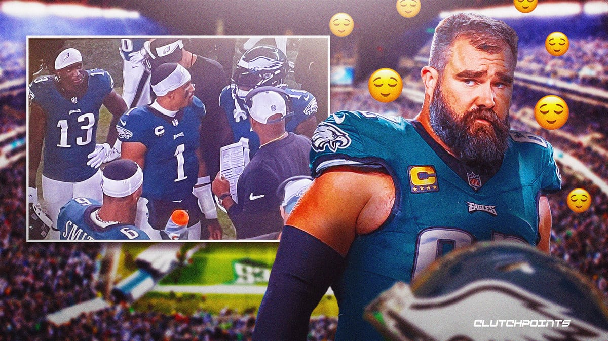 Jason Kelce, AJ Brown, Jalen Hurts, Eagles, Vikings
