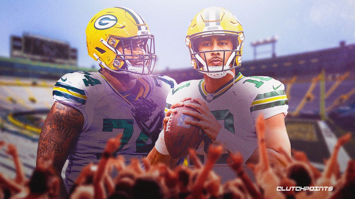 Elgton Jenkins, Jordan Love, Packers