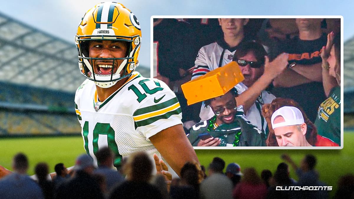 Packers quarterback Jordan Love's mom hyped during Packers-Bears game