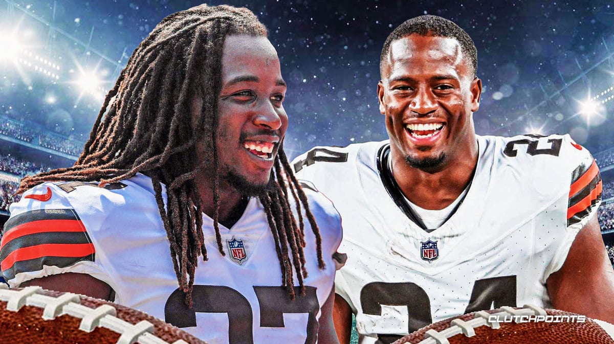 Kareem Hunt, Nick CHubb, Browns