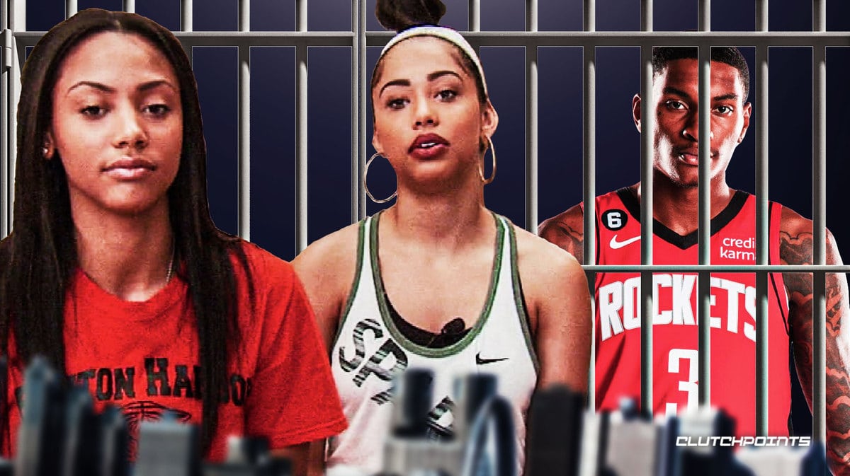 Kevin Porter Jr., arrest, assault, Rockets. Kysre Gondrezick, Kalabrya Gondrezick