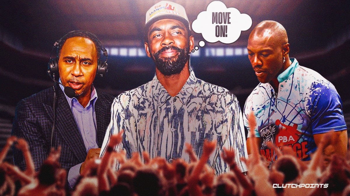 Stephen A. Smith, Kyrie Irving, Terrell Owens