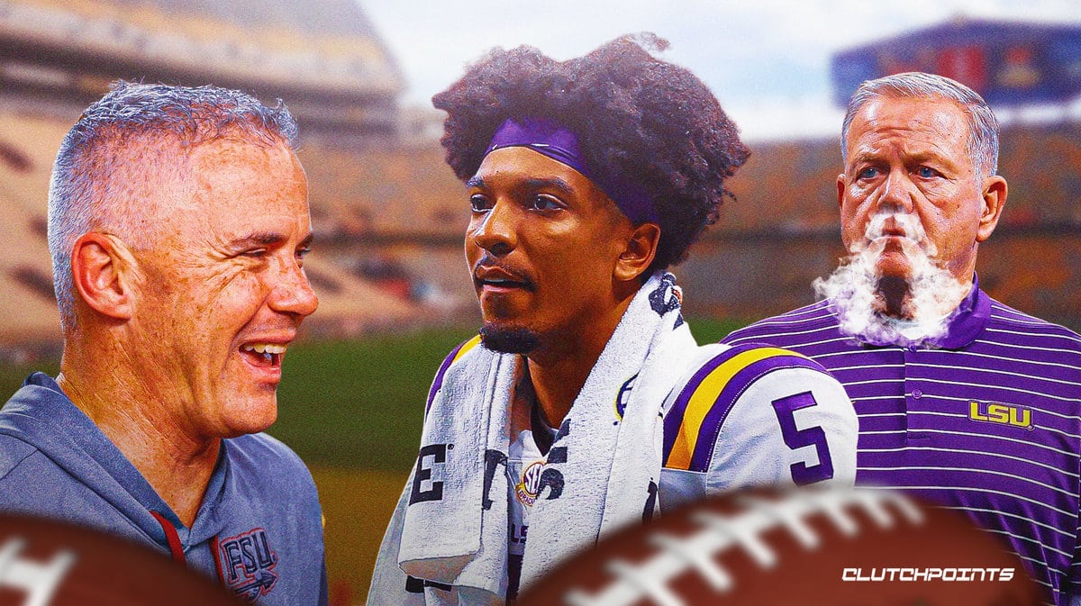 LSU football, Brian Kelly, Florida State football, Jayden Daniels