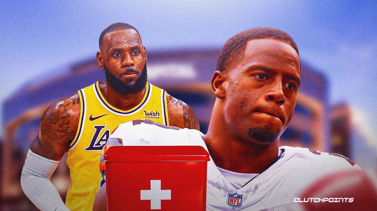 Lakers: LeBron James sends prayers to Nick Chubb after Browns RB suffers  devastating injury - Lakers Daily