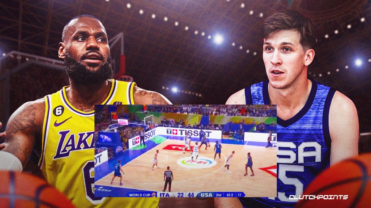 LeBron James, Austin Reaves, Lakers, Team USA