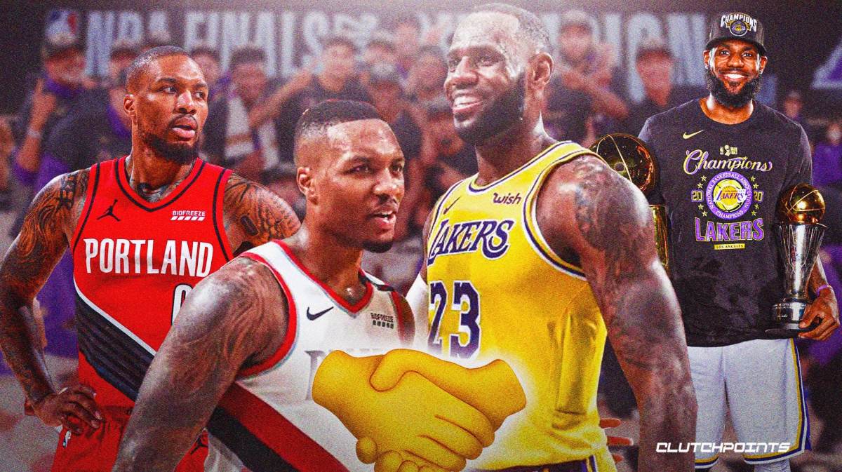 LeBron James, Damian Lillard, Lakers, Blazers, playoffs, bubble, championship