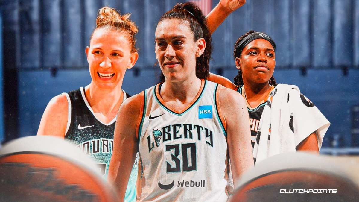Courtney Vandersloot, Breanna Stewart, Jonquel Jones, Liberty