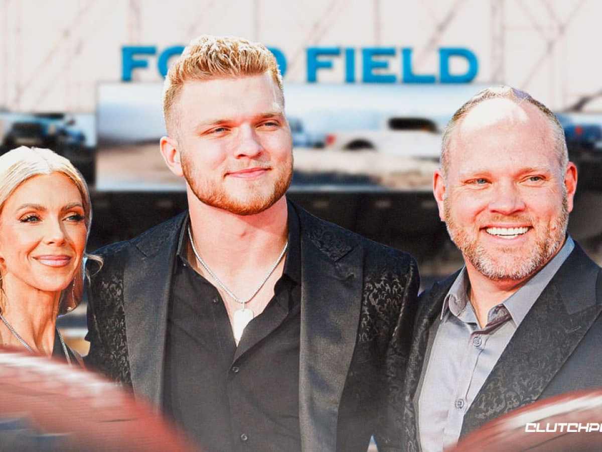 Aidan Hutchinson's parents Chris and Melissa