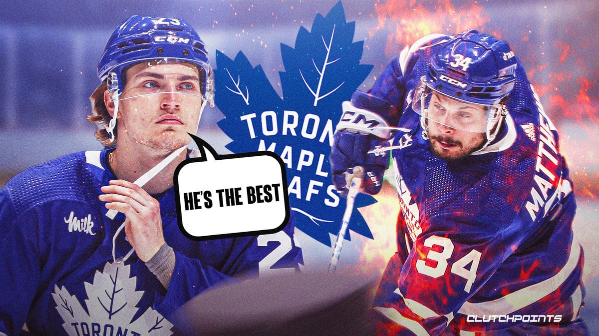 Auston Matthews, Matthew Knies, Toronto Maple Leafs, NHL