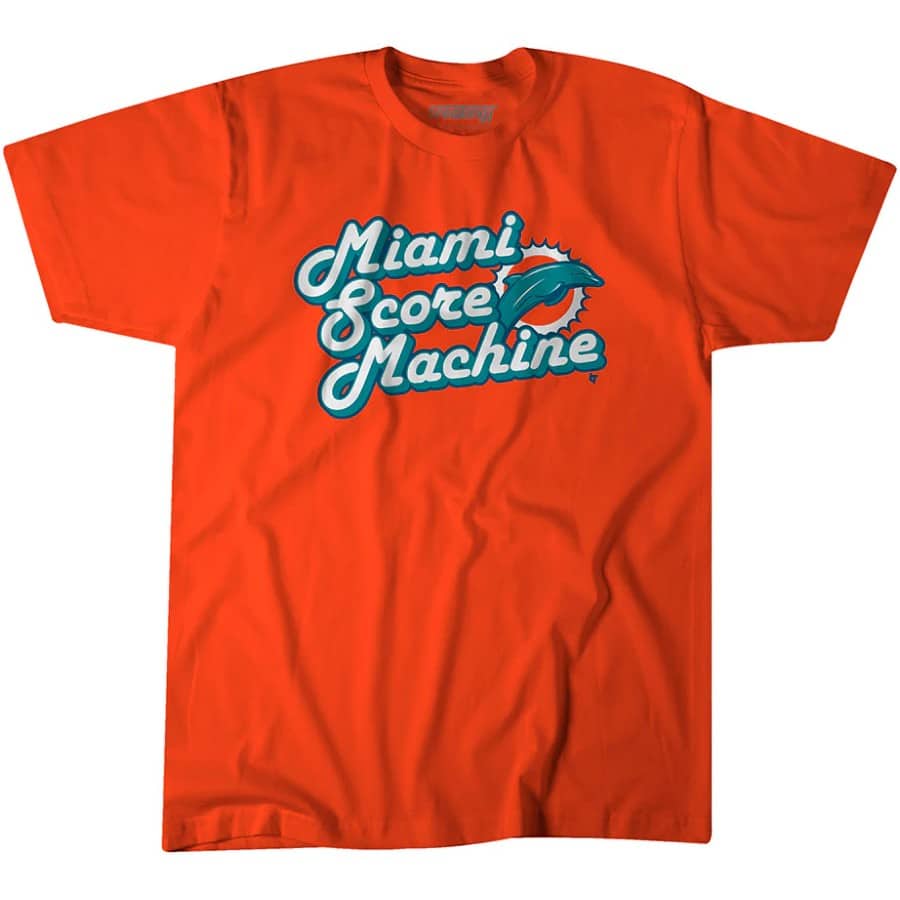 orange miami dolphins shirt