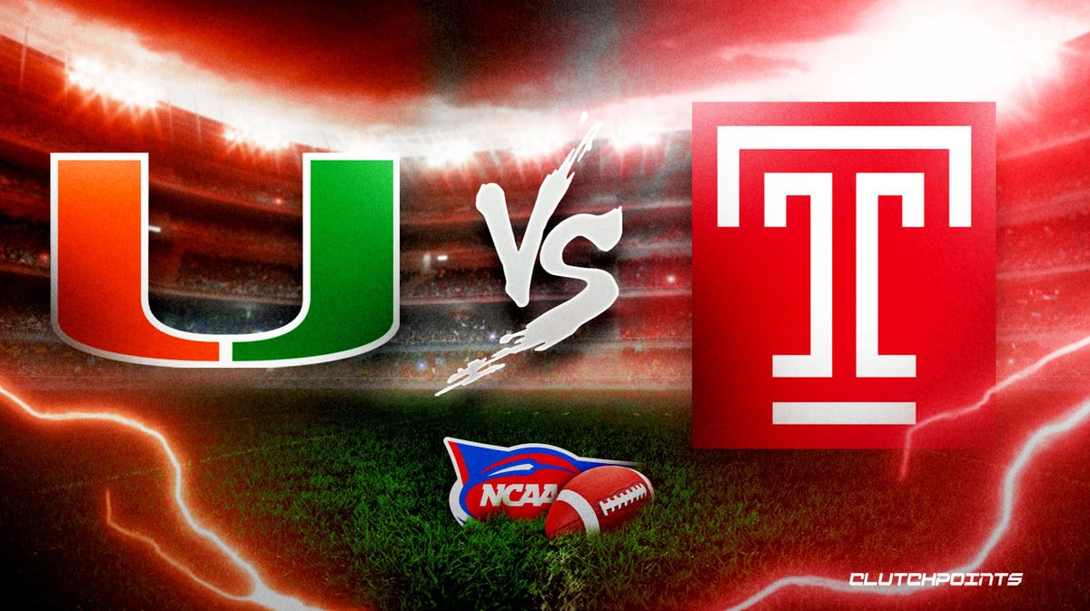 Miami Temple prediction, odds, pick, how to watch College Football