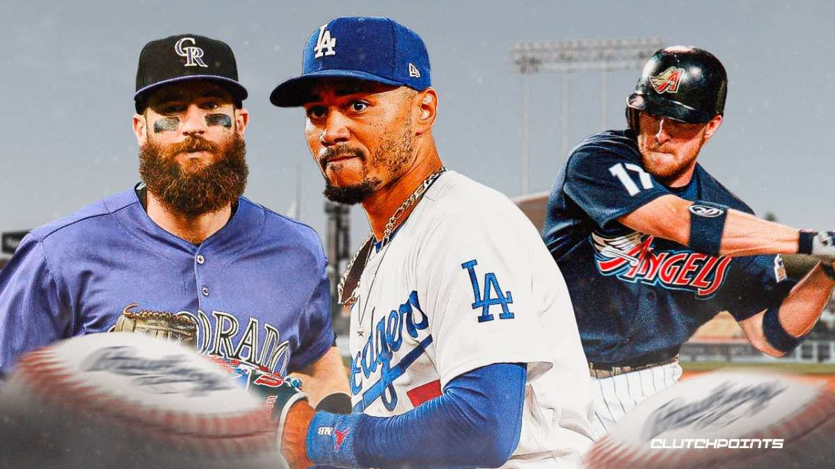Mookie Betts, Charlie Blackmon, Darin Erstad, Dodgers, history, leadoff, record, club, Rockies, Angels