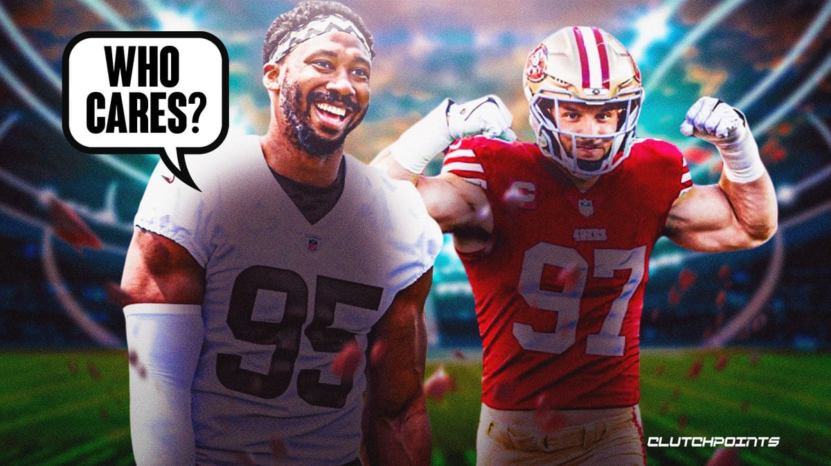 Nick Bosa, San Francisco 49ers, Myles Garrett, Cleveland Browns