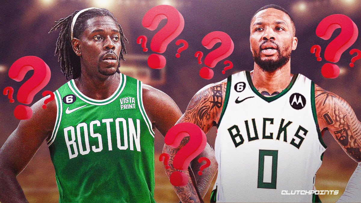Jrue Holiday, Damian Lillard, Portland Trail Blazers, Milwaukee Bucks, Boston Celtics