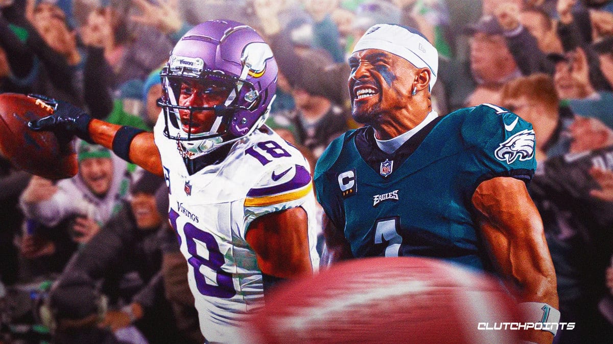 Justin Jefferson, Jalen Hurts, Eagles, Vikings
