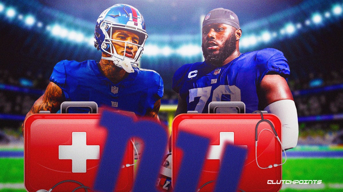 Giants, NFL injury, Andrew Thomas, Darren Waller