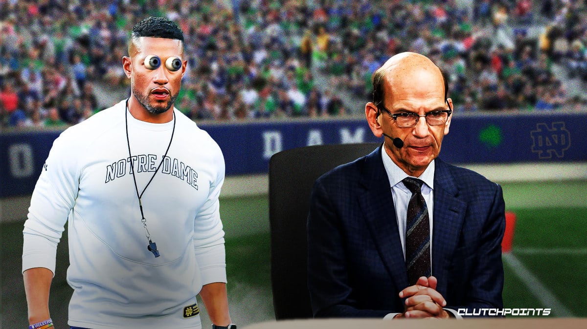 Notre Dame football, Marcus Freeman, Paul Finebaum
