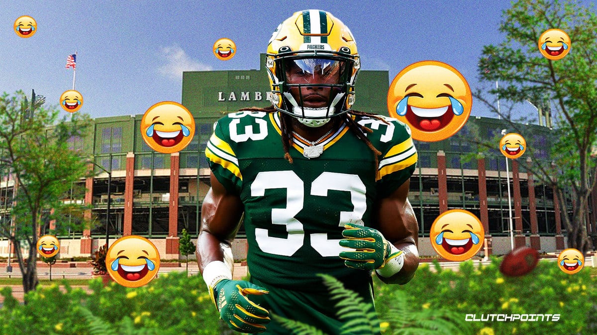 Aaron Rodgers, Aaron Jones, Packers, Bears, Packers Bears