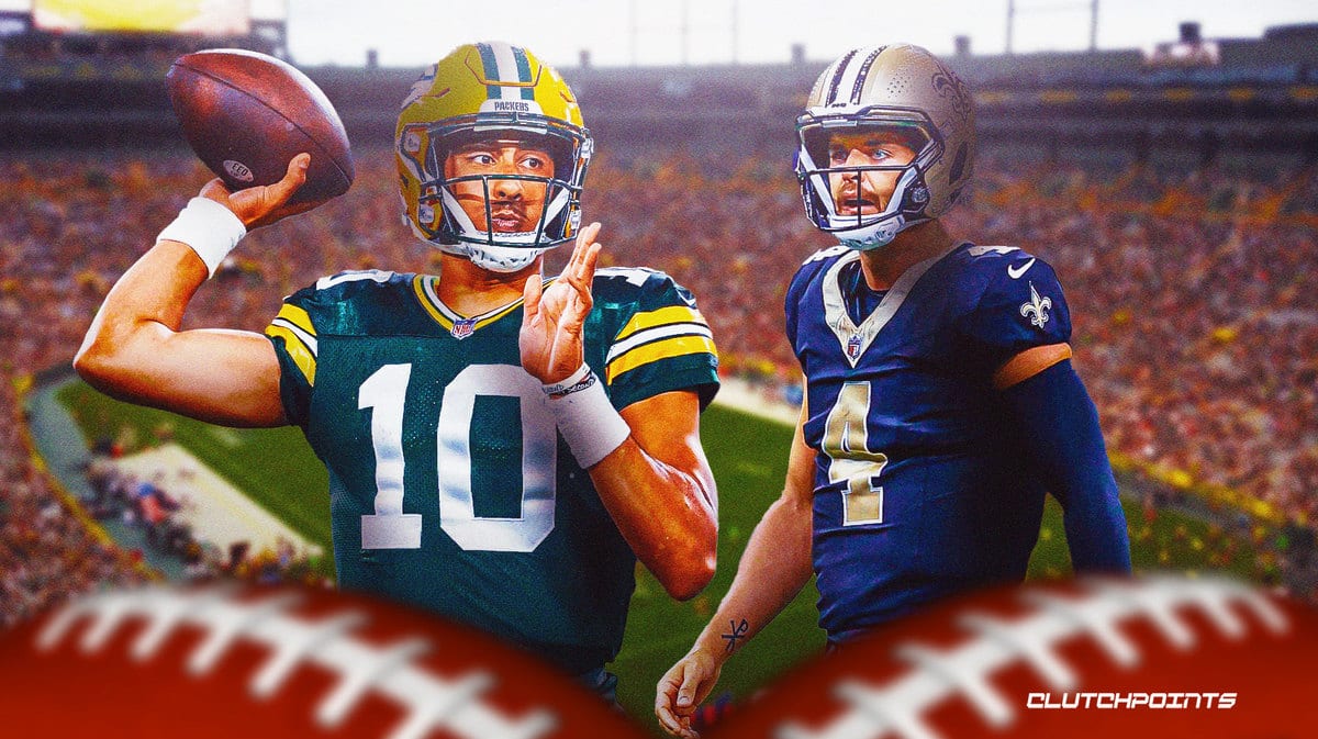Jordan Love, Derek Carr, Green Bay Packers, New Orleans Saints