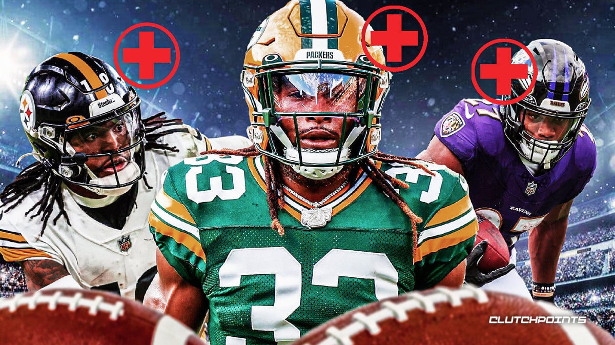 NFL injuries, JK Dobbins, Aaron Jones,Diontae Johnson