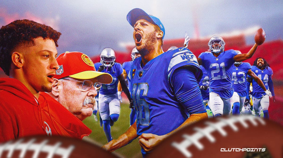 Patrick Mahomes, Chiefs, Lions, Jared Goff, Brian Branch