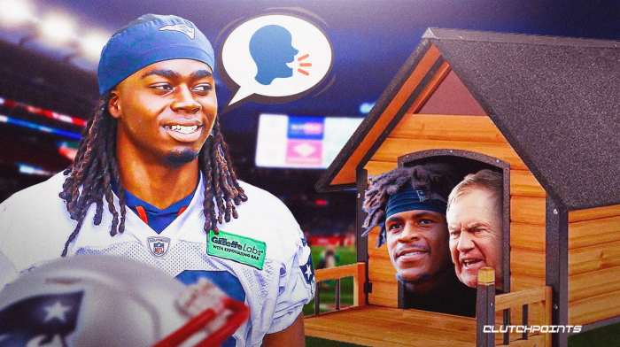 Patriots, Rhamondre Stevenson, Demario Douglas, Bill Belichick