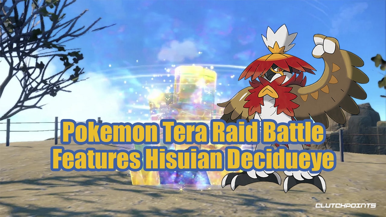 Serebii.net on X: Serebii Update: We have full details of the Pokémon  Scarlet & Violet Hisuian Decidueye Tera Raid Event, including moves and  rewards, in our event section @    /