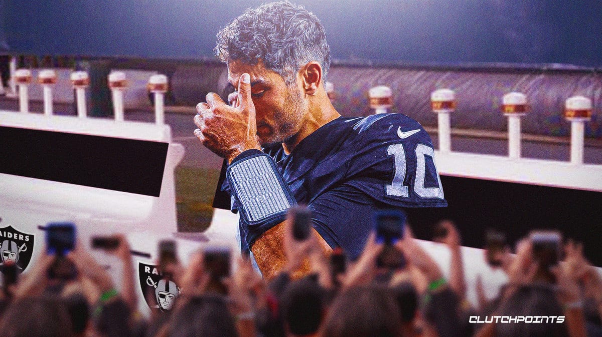 Raiders, Jimmy Garoppolo, Jimmy Garoppolo injury, Jimmy Garoppolo Raiders, Raiders Chargers