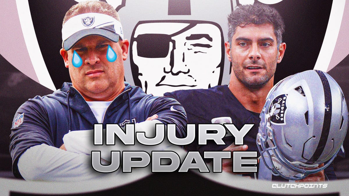 Raiders Jimmy Garoppolo Raiders Jimmy Garoppolo Jimmy Garoppolo injury Raiders injury