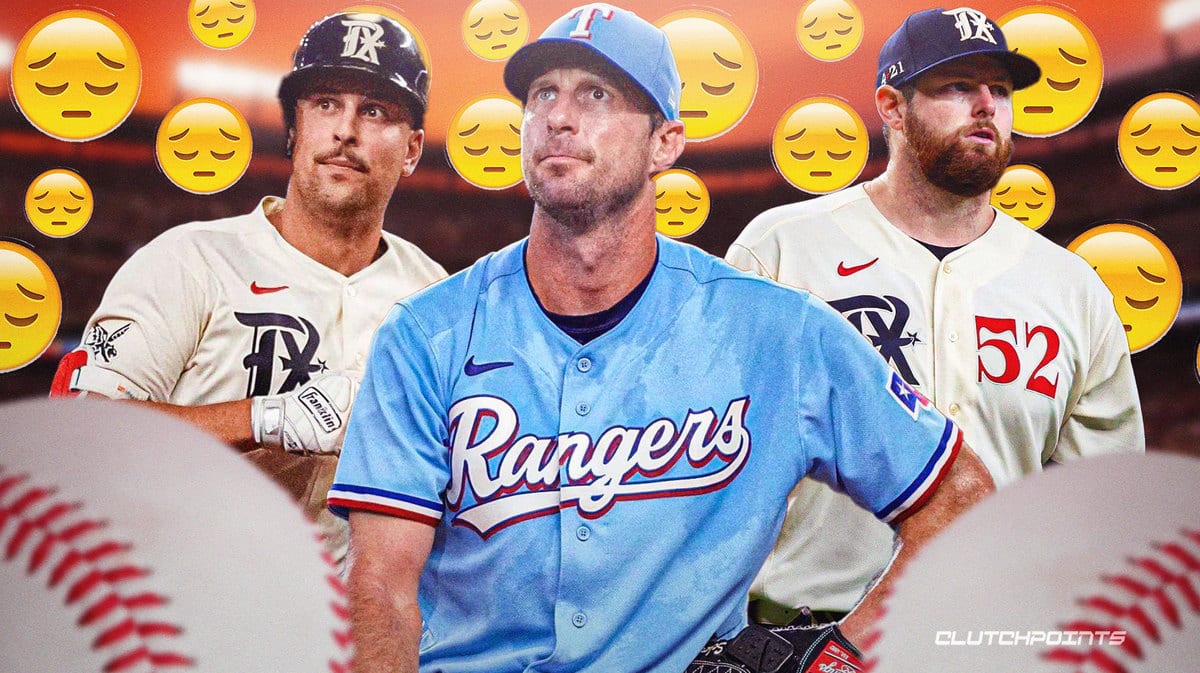 Rangers, injury, Max Scherzer, Nathaniel Lowe, Jordan Montgomery, shoulder, playoffs
