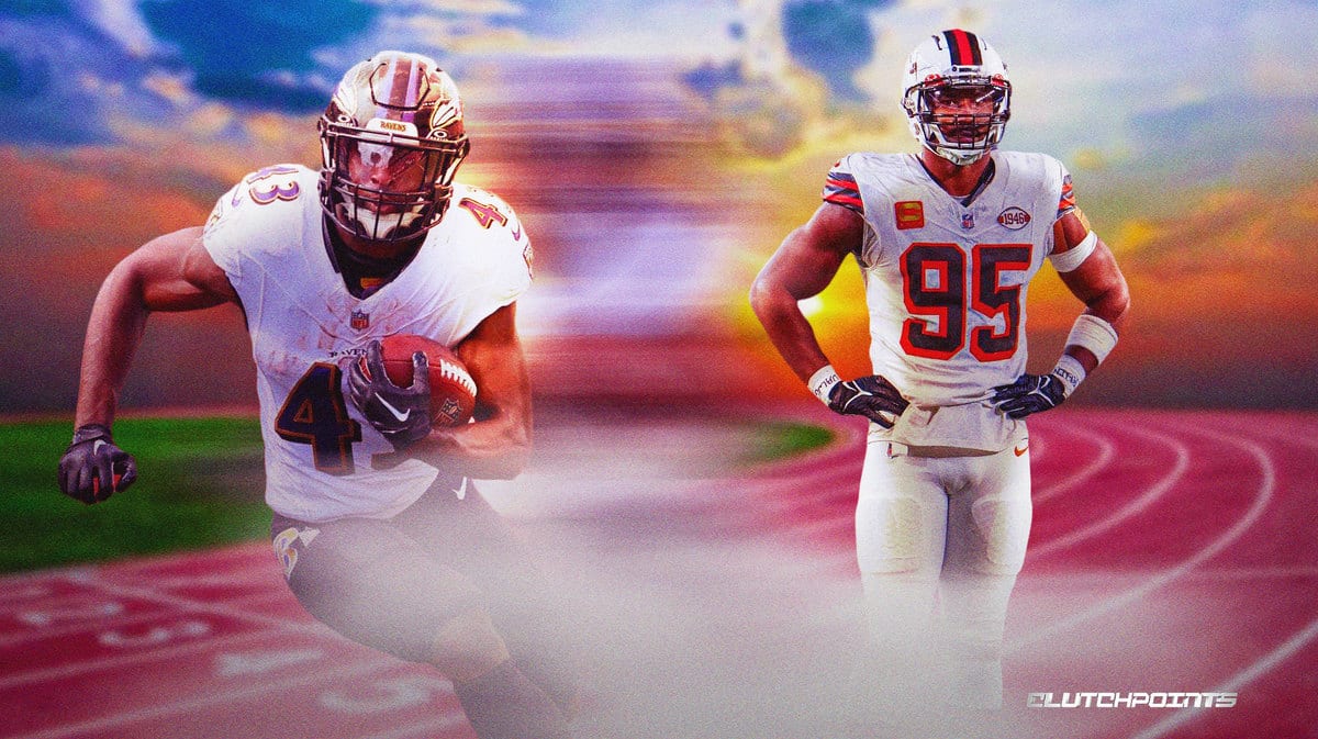 Justice Hill, Myles Garrett, Baltimore Ravens, Cleveland Browns, NFL Injury