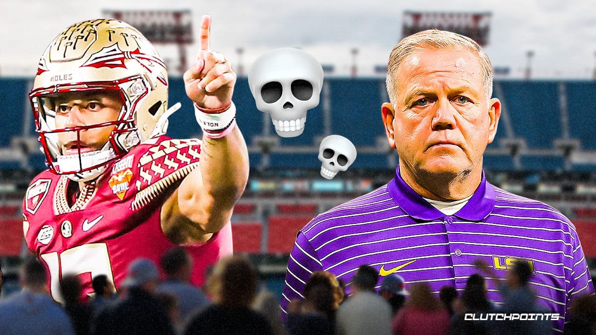 LSU football, Brian Kelly, Florida State football, Jordan Travis