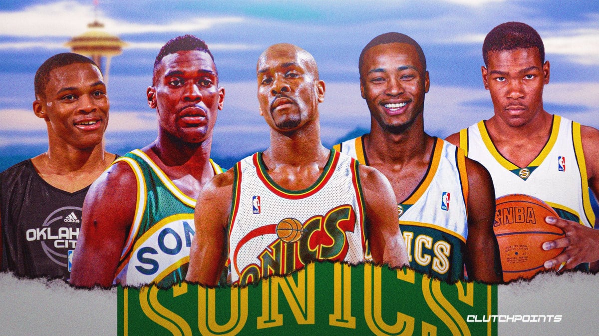 Seattle Supersonics, Russell Westbrook, Shawn Kemp, Gary Payton, Rashard Lewis, Kevin Durant